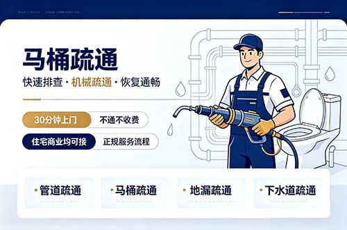 盖州马桶疏通