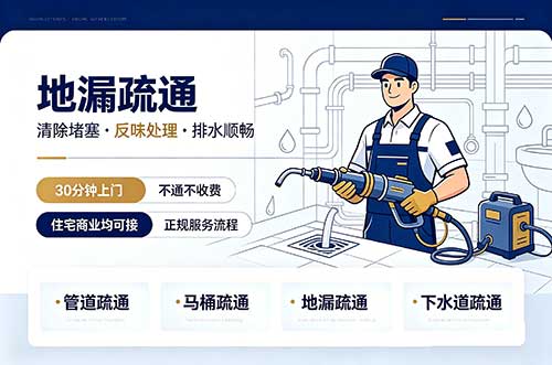 盖州地漏疏通