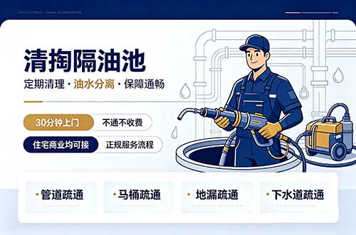 盖州清掏隔油池